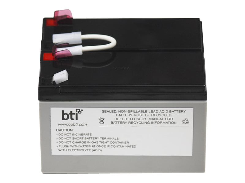 BTI APCRBC109-SLA109 SEALED LEAD ACID BATTERY FOR APC BR1200LCDI, BR1300LCD, BR1500LCD, BX1300LCD, BX1300LCD-CN,