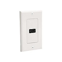 StarTech.com Single Outlet Female HDMI® Wall Plate White
