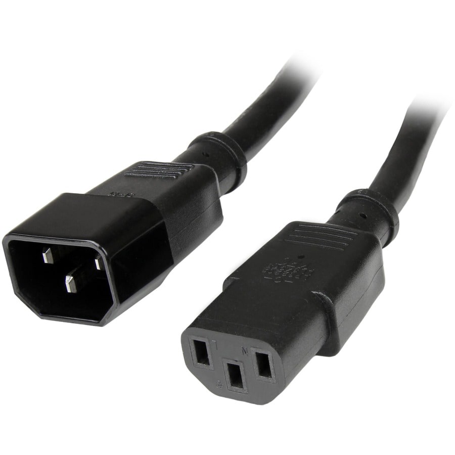 StarTech.com 6 ft 14 AWG Computer Power Cord Extension - C14 to