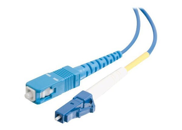 C2G 10m LC-SC 9/125 Simplex Single Mode OS2 Fiber Cable - Blue - 33ft - patch cable - 10 m - blue