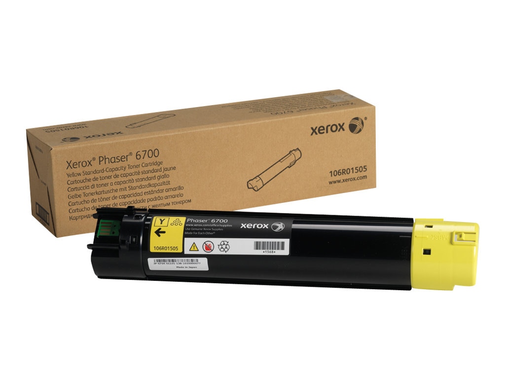 Xerox - yellow - original - toner cartridge