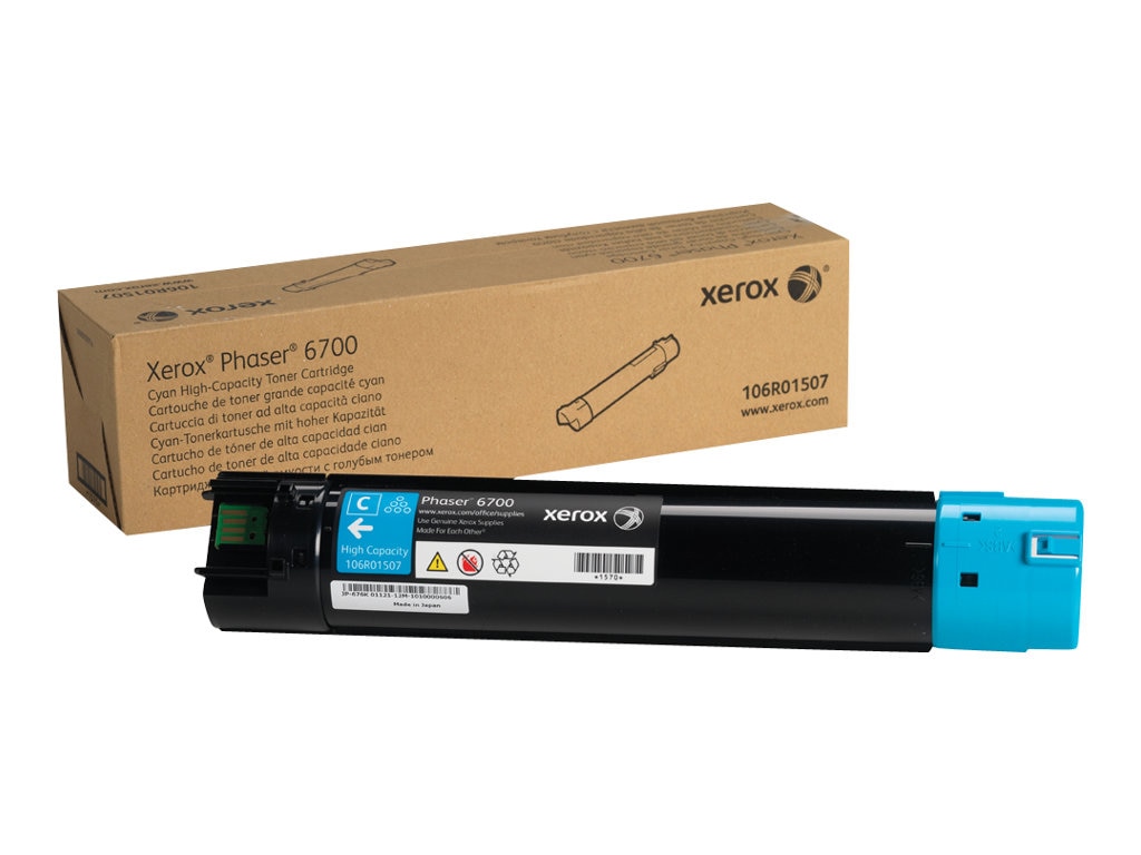 Xerox - High Capacity - cyan - original - toner cartridge