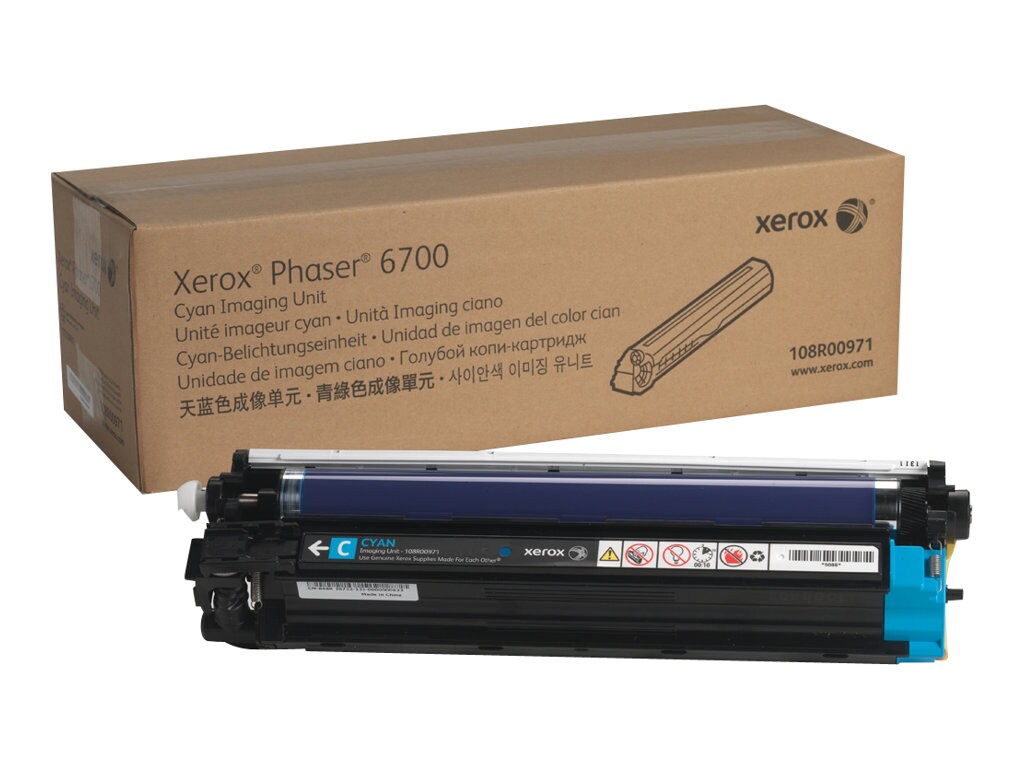 Xerox Phaser 6700 - cyan - original - printer imaging unit