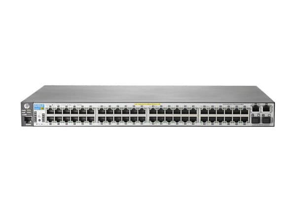 HPE Aruba 2620-48-PoE+ - switch - 48 ports - managed - rack-mountable
