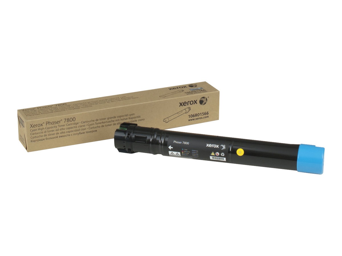 Xerox Phaser 7800 - High Capacity - cyan - original - toner cartridge