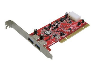 Addonics 2-Port USB 3.0 PCI Controller - USB adapter