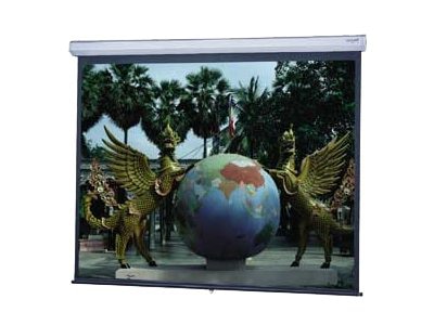 Da-Lite Model C Projection Screen with CSR - Wall/Ceiling Mount Manual Screen - Matte White - 123in