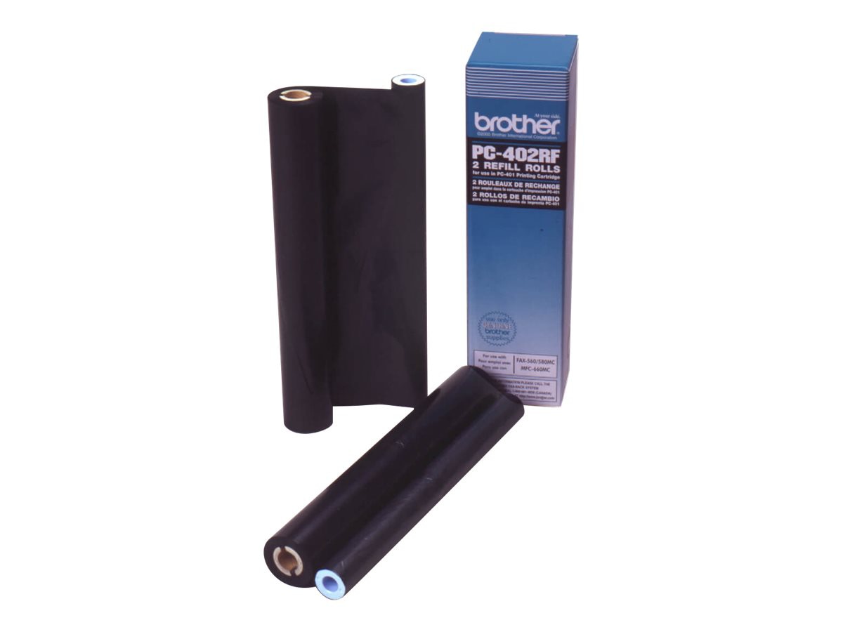 Brother PC402RF - 2-pack - print ink ribbon refill (thermal transfer)
