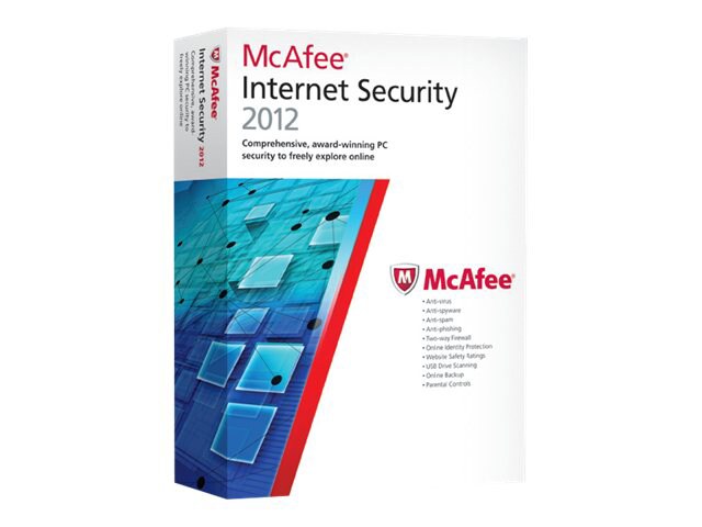 McAfee Internet Security 2012 - box pack (1 year) - 1 PC