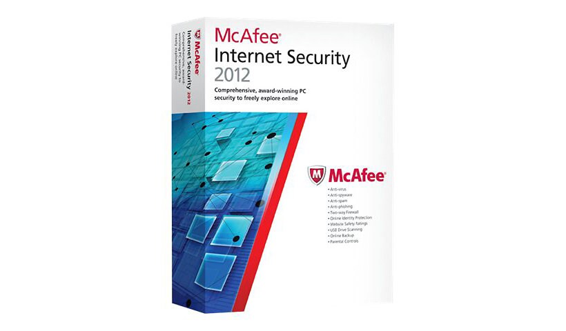 McAfee Internet Security 2012 - box pack (1 year) - 1 PC