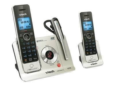 VTech LS6475-3 - cordless phone - answering system with caller ID/call waiting + additional handset