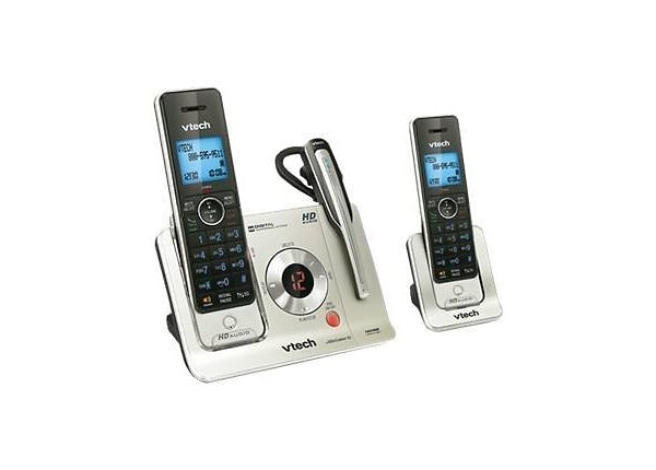 VTech LS6475-3 - cordless phone - answering system with caller ID/call waiting + additional handset