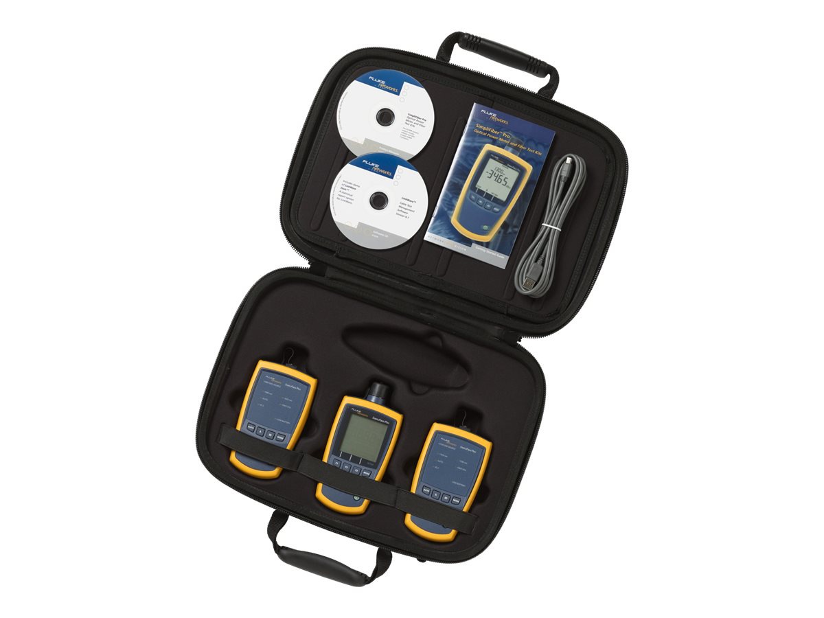 Fluke Networks SimpliFiber Pro Singlemode Fiber Verification Kit - network tester kit