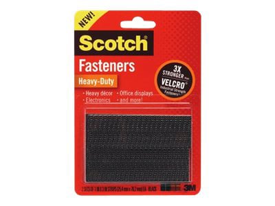 Scotch Heavy-Duty Fasteners, Clear - 2 Sets Of 1'' X 3'' Strips - MICA Store