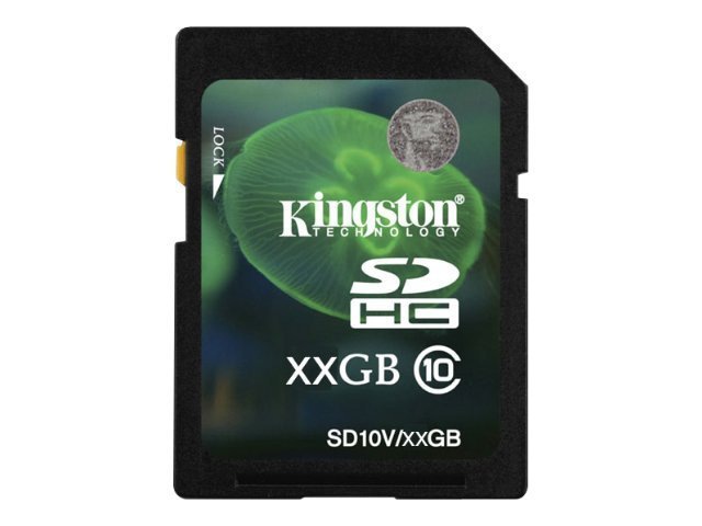 Kingston - flash memory card - 4 GB - SDHC