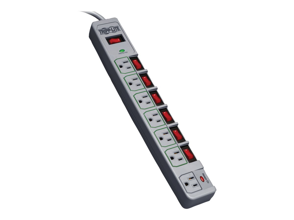 Tripp Lite Eco Green Surge Protector Switched 7 Outlet Conserve Energy - surge protector - 1.8 kW