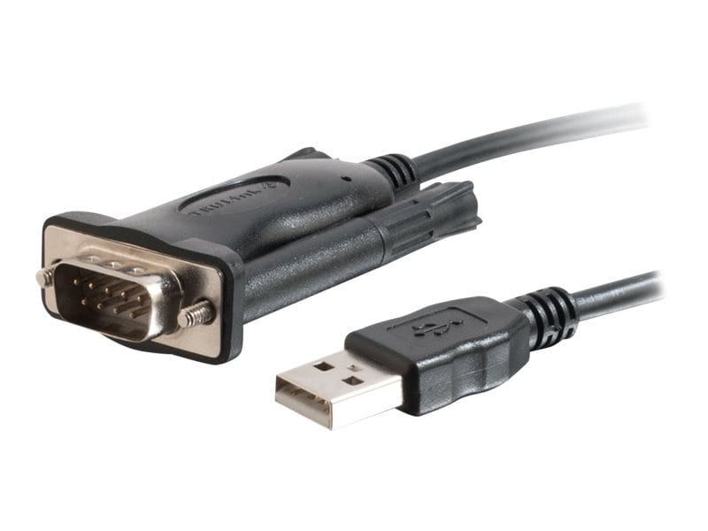 C2G 5ft USB to Serial Cable - USB to DB9 Serial RS232 Cable - M/M - serial