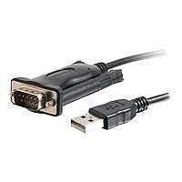 C2G 5ft USB to Serial Cable - USB to DB9 Serial RS232 Cable - M/M - serial