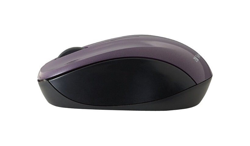 Verbatim Nano Wireless Notebook Optical Mouse - mouse - 2.4 GHz - purple