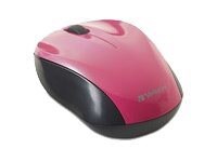 Verbatim Nano Wireless Notebook Optical Mouse - mouse - 2.4 GHz - pink
