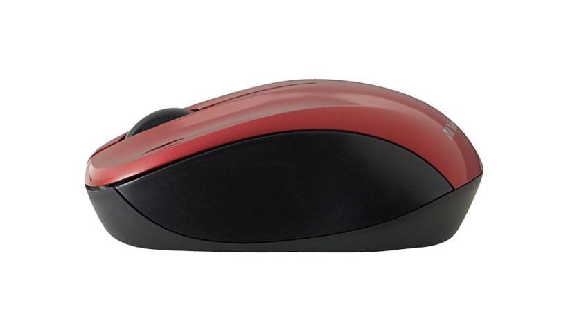 Verbatim Nano Wireless Notebook Optical Mouse - mouse - 2.4 GHz - red