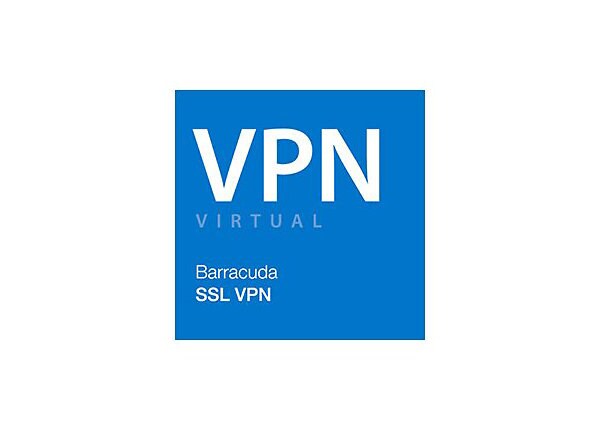 Barracuda SSL VPN 380VX - subscription license (5 years) - 50 estimated concurrent users, 2 CPU cores