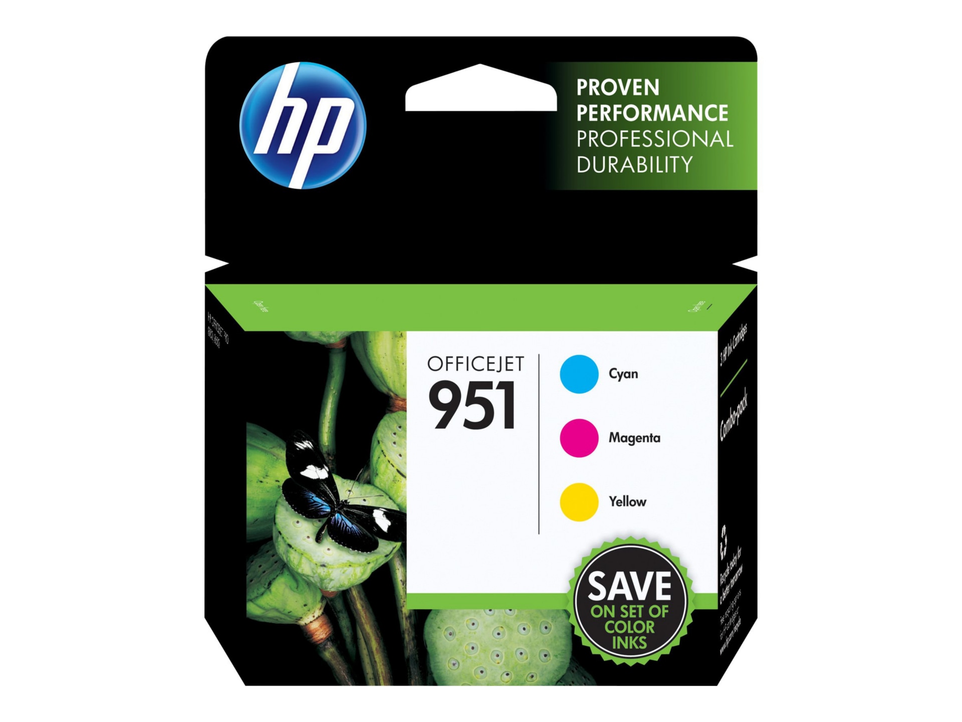 HP 951 Tri-color Ink Cartridge