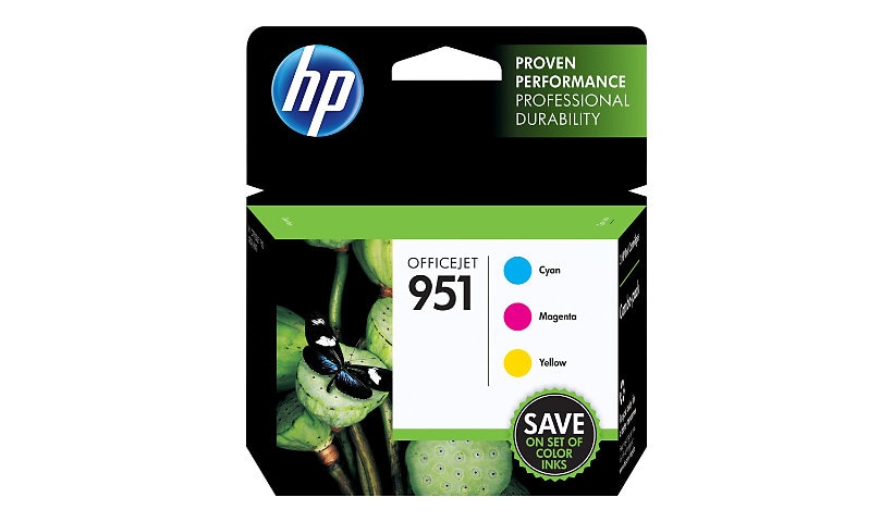 HP 951 Tri-color Ink Cartridge