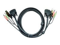 ATEN 2L-7D02UD - video / USB / audio cable - 6 ft