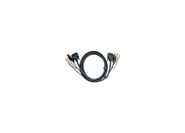 ATEN 2L-7D02UD - video / USB / audio cable - 6 ft