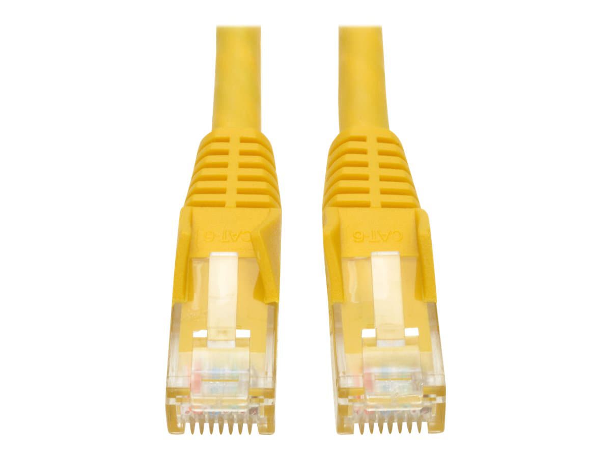 Tripp Lite 2ft Cat6 Gigabit Snagless Molded Patch Cable RJ45 M/M Yellow 2'