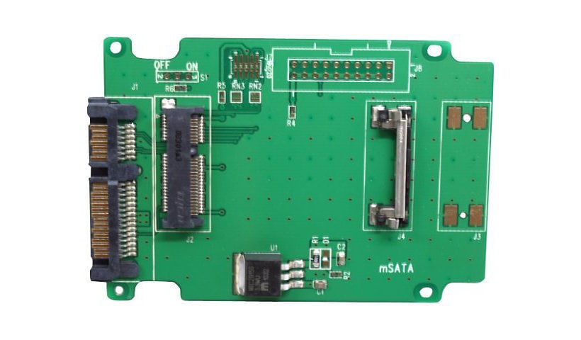 Aleratec mSATA SSD to SATA Adapter - storage controller - SATA 3Gb/s - SATA