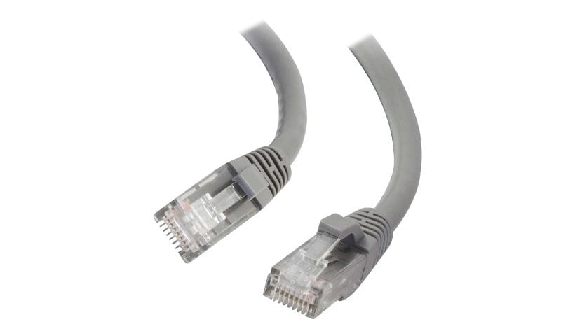 C2G 15ft Cat6 Snagless Unshielded (UTP) Ethernet Cable - Cat6 Network Patch Cable - PoE - Gray