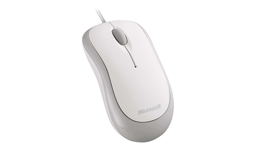 Microsoft Basic - mouse - white