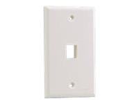 Panduit 1 Socket Netkey Faceplate