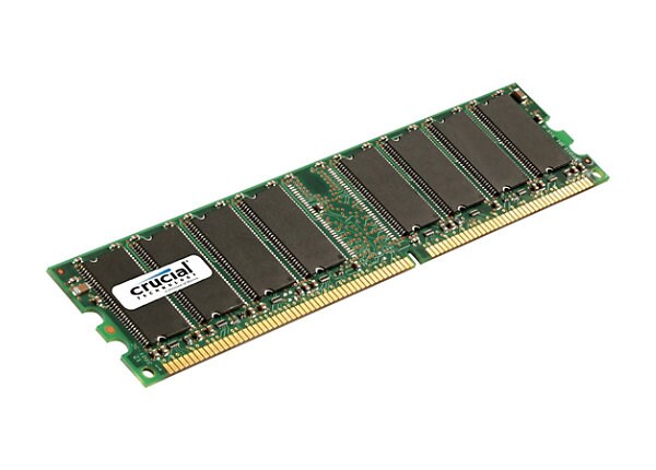 Crucial - DDR - 1 GB - DIMM 184-pin - unbuffered