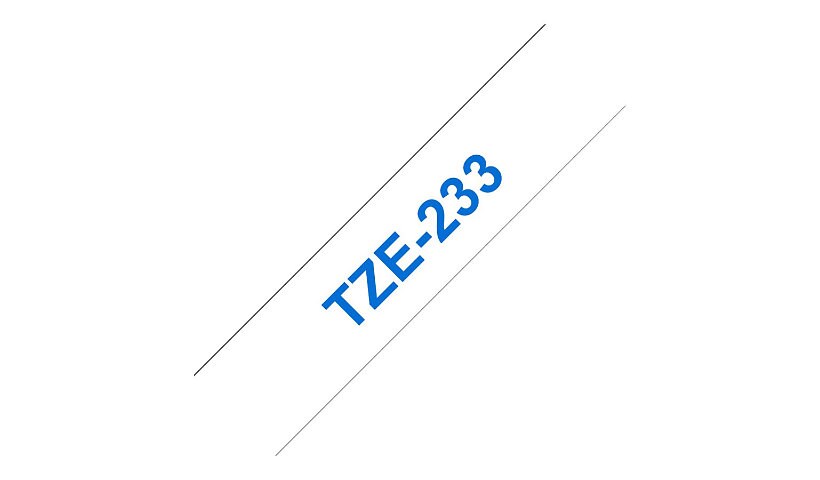 Brother TZe-233 - laminated tape - 1 roll(s) - Roll (1.2 cm x 8 m)