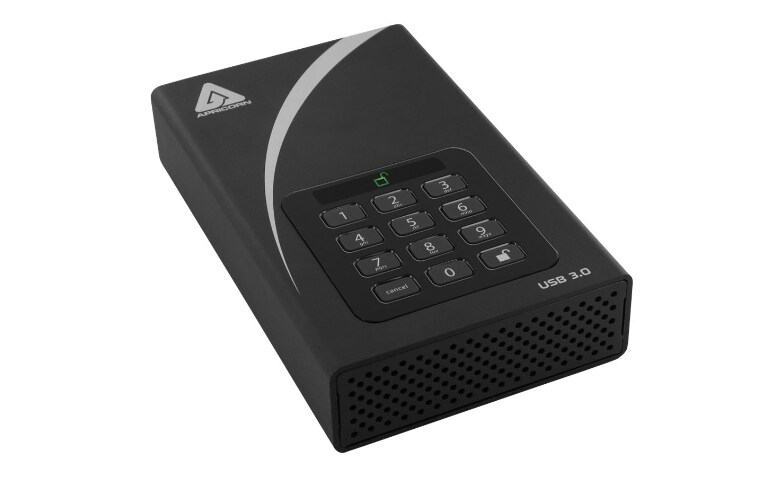 Apricorn Aegis Padlock DT - hard drive - 2 TB - USB 3.0 - ADT