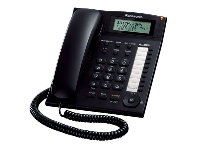 Panasonic Kx Ts880b Corded Phone With Caller Id Call Waiting