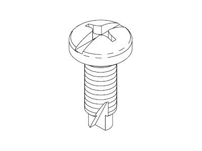 Chatsworth  Combination Pan Head, Pilot Point Mounting Screws