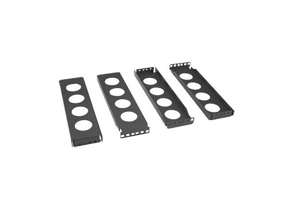 Black Box Center-Mount Conversion Brackets - rack rail adapter - 2U