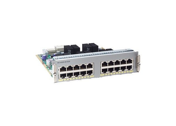 Cisco 20-port wire-speed 10/100/1000 (RJ-45) half-card - expansion module