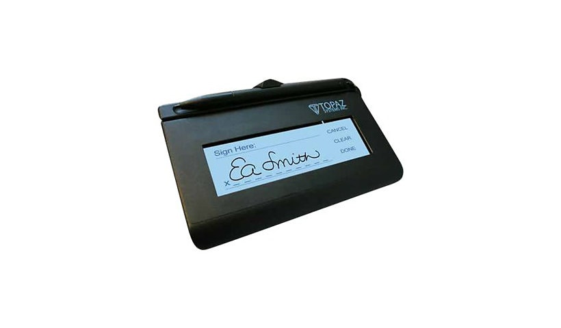 Topaz SigLite LCD 1X5 T-L460-HSB - signature terminal - USB