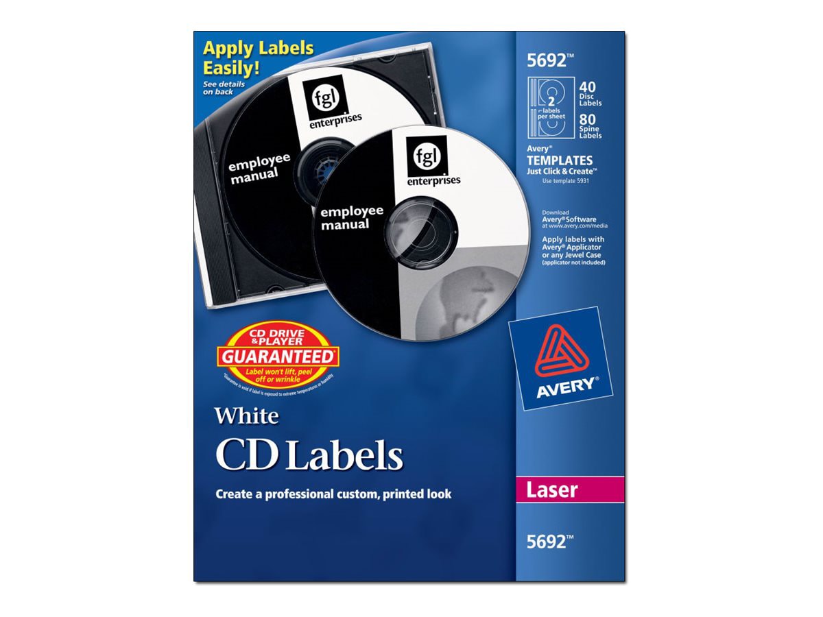 Avery CD & DVD Labels
