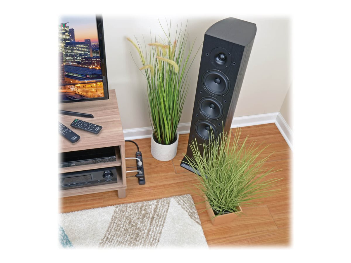 Thumbnail 6 of 8 for Eaton Tripp Lite Series Protect It! 6-Outlet Surge Protector, 6 ft. Cord, 360 Joules, Diagnostic LED, Black Housing