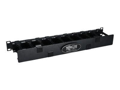 Tripp Lite Rack Enclosure Horizontal Cable Manager Steel w Finger Duct 1URM