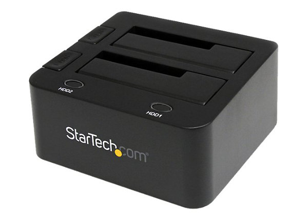 StarTech.com USB 3.0 to Dual 2.5/3.5in SATA Hard Drive Docking Station HDD