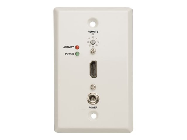 Tripp Lite HDMI Over Cat5/Cat6 Active Video Extender Remote Receiver Wallplate 1080p 200' - video/audio extender