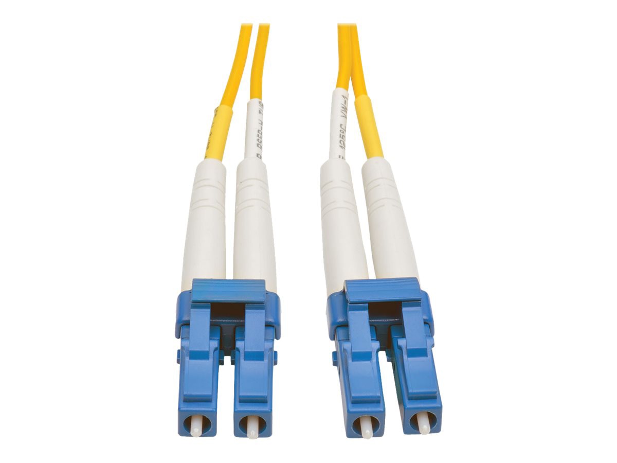 Eaton Tripp Lite Series Duplex Singlemode 9/125 Fiber Patch Cable (LC/LC), 25 m (82 ft.) - patch cable - 25 m - yellow