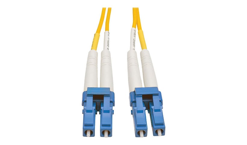 Eaton Tripp Lite Series Duplex Singlemode 9/125 Fiber Patch Cable (LC/LC), 25 m (82 ft.) - patch cable - 25 m - yellow